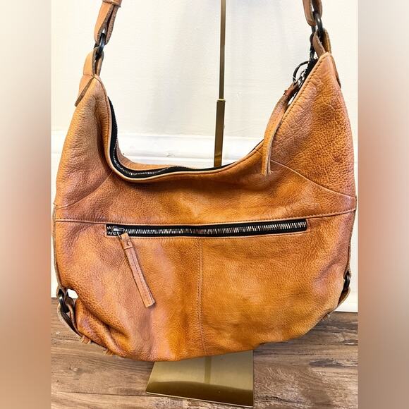 Amsterdam heritage brown leather slouchy hobo metal copper high quality - Picture 2 of 11